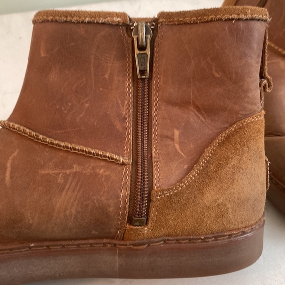 UGG brown leather boots - Picture 6 of 16